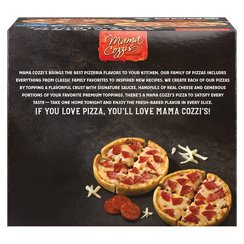 Mama Cozzi's Pizza Kitchen Deep Dish Pizza Singles Pepperoni, 4 count